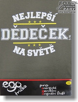 Tričko s potiskem "Nejlepší dědeček..."