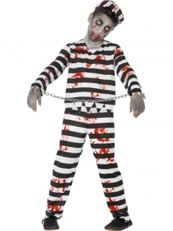 Dětský kostým "zombie vězeň"
