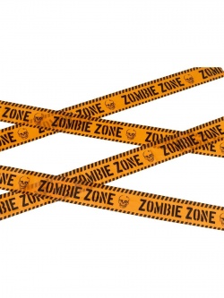 Dekorační páska "zombie zone"